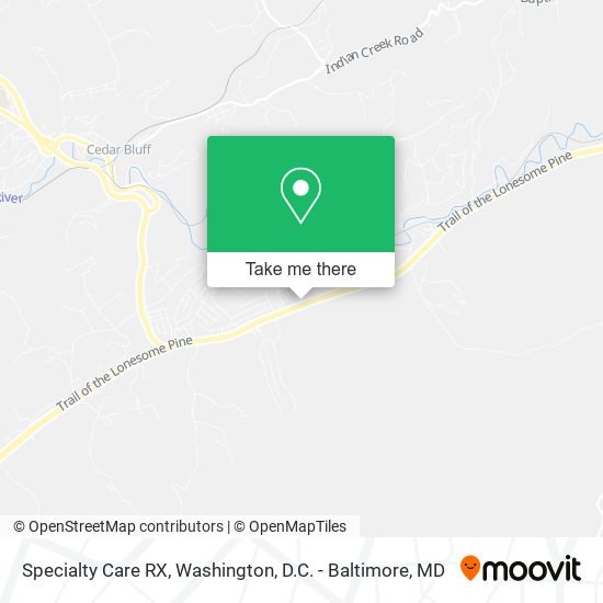 Specialty Care RX map