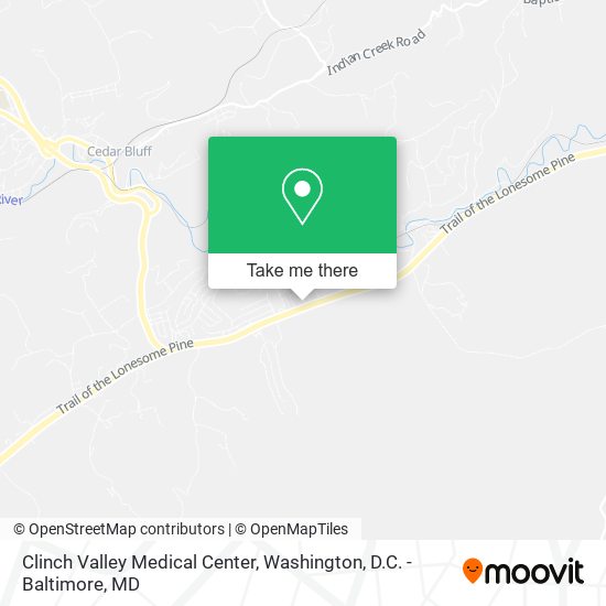 Clinch Valley Medical Center map