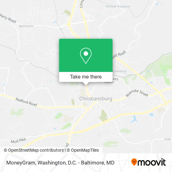 MoneyGram map