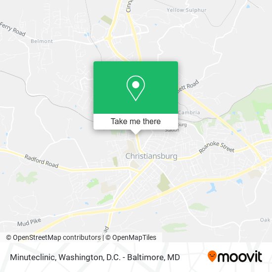 Minuteclinic map