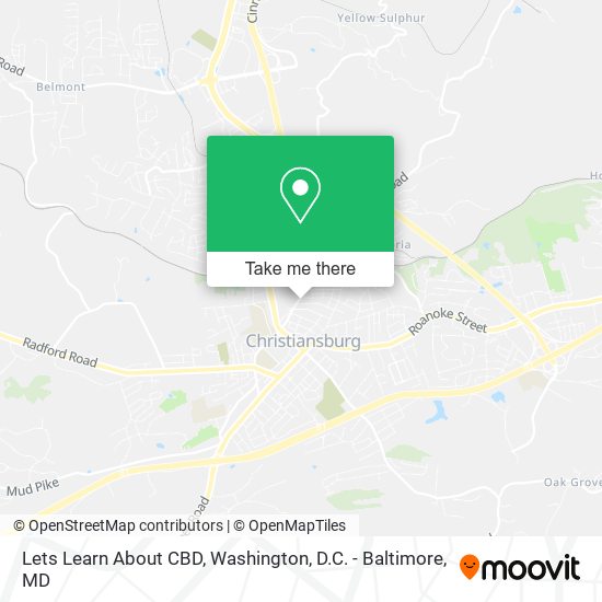 Lets Learn About CBD map