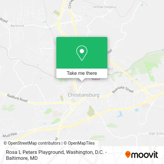 Rosa L Peters Playground map