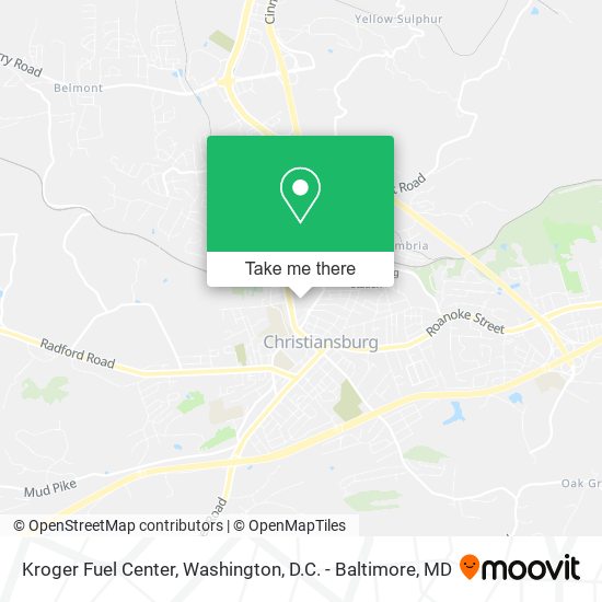 Kroger Fuel Center map