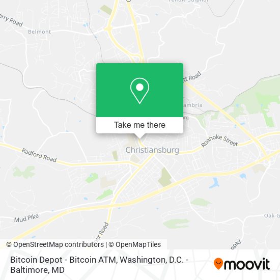 Mapa de Bitcoin Depot - Bitcoin ATM