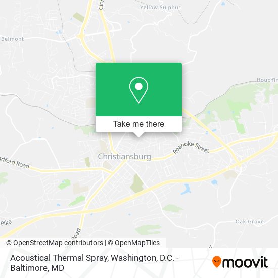 Acoustical Thermal Spray map