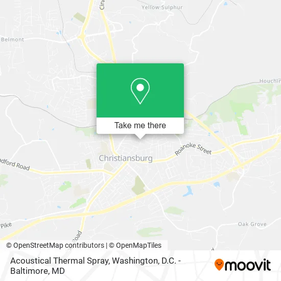 Acoustical Thermal Spray map