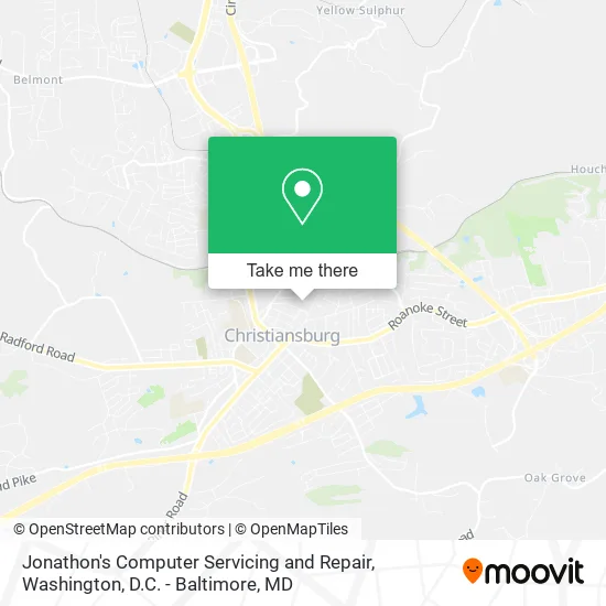 Jonathon's Computer Servicing and Repair map