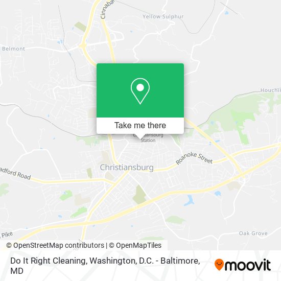 Do It Right Cleaning map