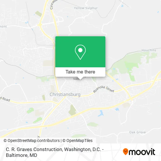 C. R. Graves Construction map