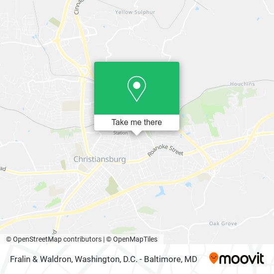 Fralin & Waldron map