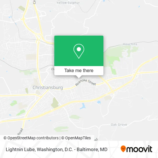 Lightnin Lube map