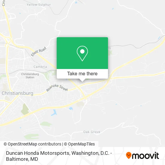 Duncan Honda Motorsports map