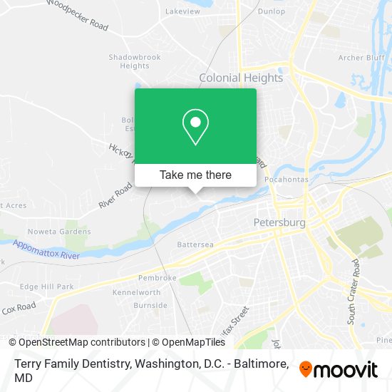 Terry Family Dentistry map