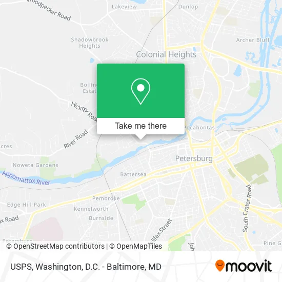 Mapa de USPS