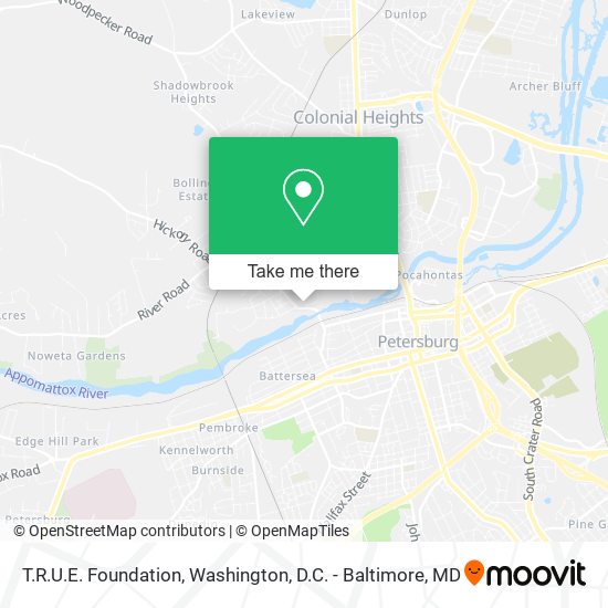 T.R.U.E. Foundation map