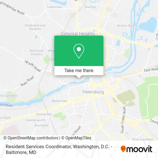 Resident Services Coordinator map