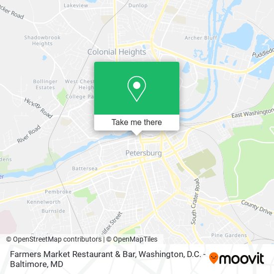 Mapa de Farmers Market Restaurant & Bar