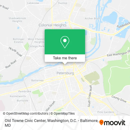 Old Towne Civic Center map