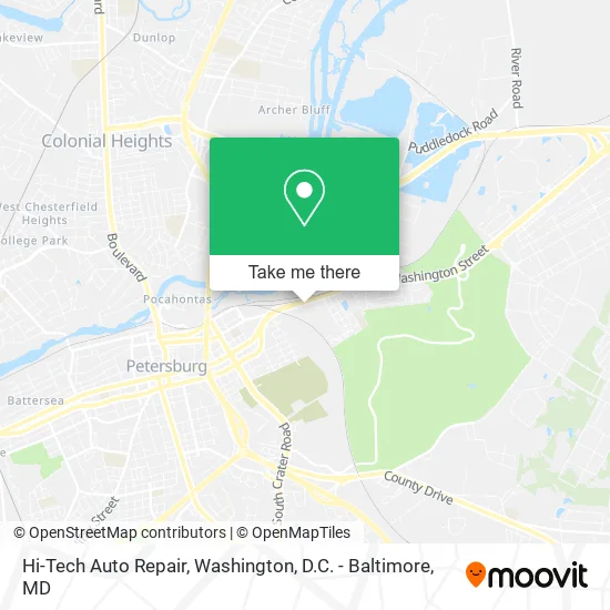 Mapa de Hi-Tech Auto Repair