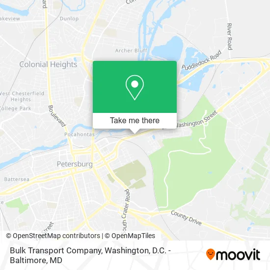 Mapa de Bulk Transport Company