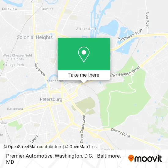 Premier Automotive map