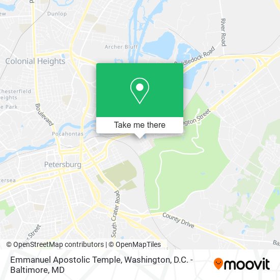 Emmanuel Apostolic Temple map