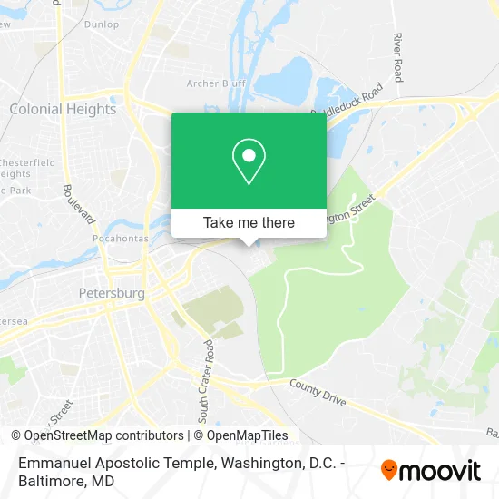 Emmanuel Apostolic Temple map