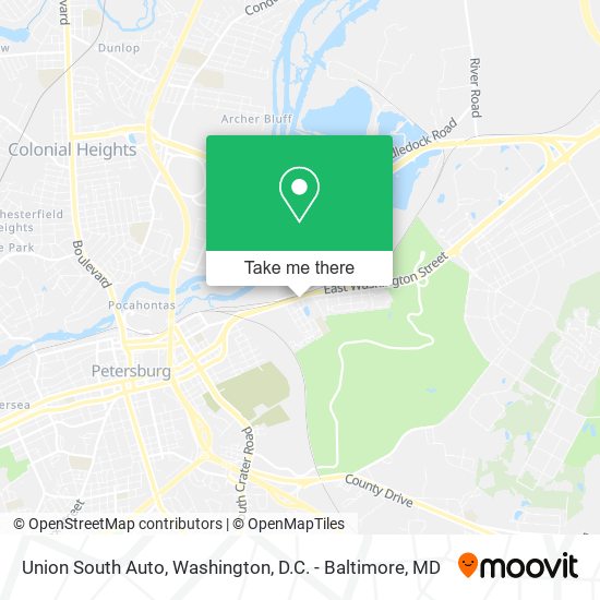 Union South Auto map