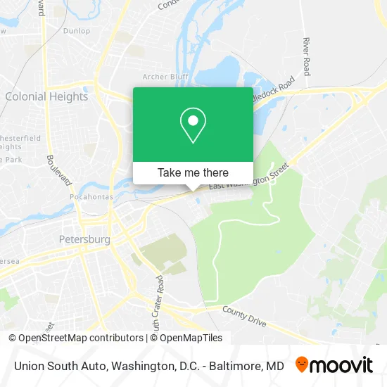 Mapa de Union South Auto