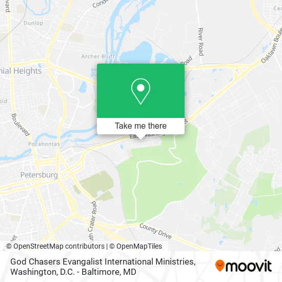 God Chasers Evangalist International Ministries map