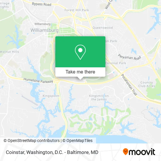 Coinstar map