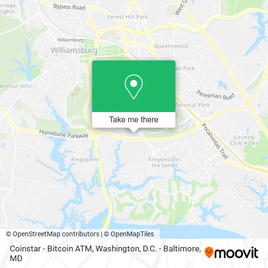 Coinstar - Bitcoin ATM map
