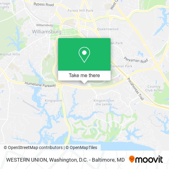 Mapa de WESTERN UNION
