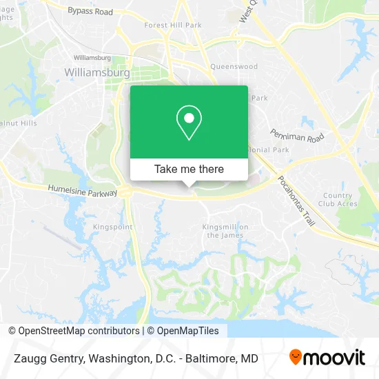Zaugg Gentry map