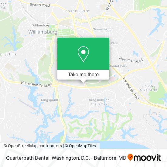 Quarterpath Dental map