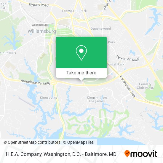 H.E.A. Company map