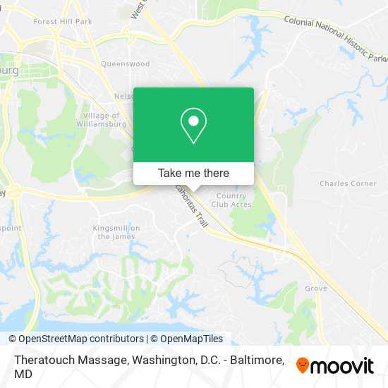 Theratouch Massage map