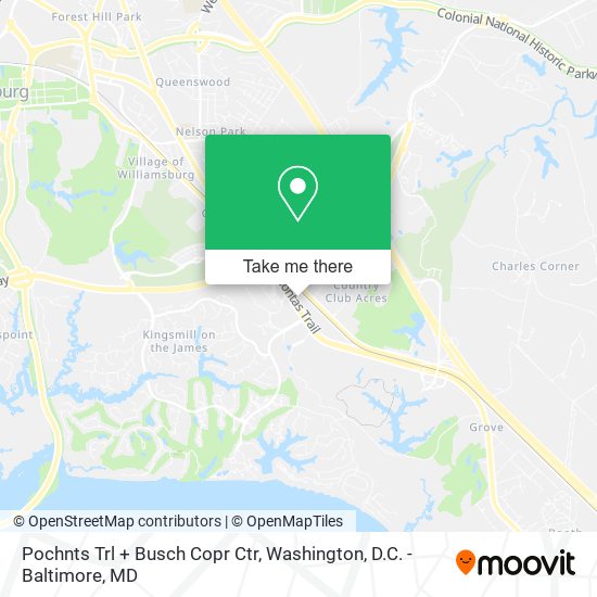 Pochnts Trl + Busch Copr Ctr map