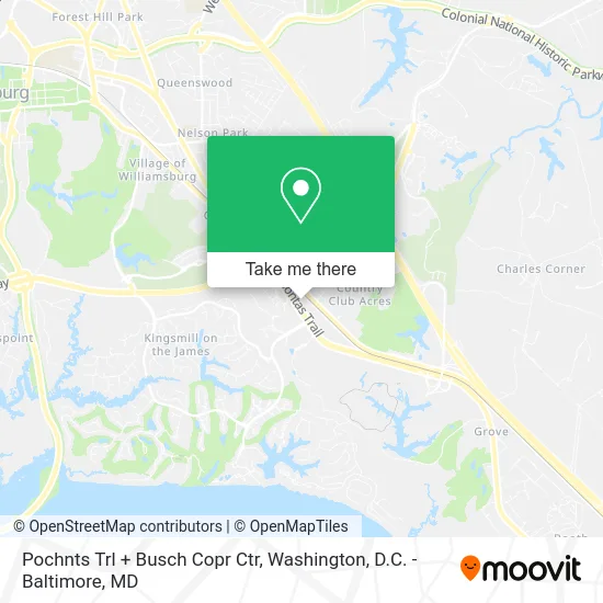 Pochnts Trl + Busch Copr Ctr map