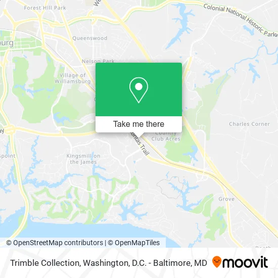 Trimble Collection map