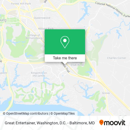 Great Entertainer map