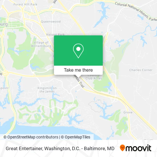 Great Entertainer map