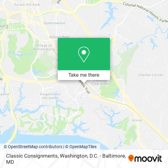 Classic Consignments map