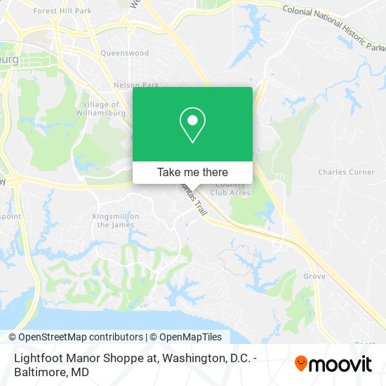 Lightfoot Manor Shoppe at map