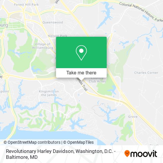 Revolutionary Harley Davidson map