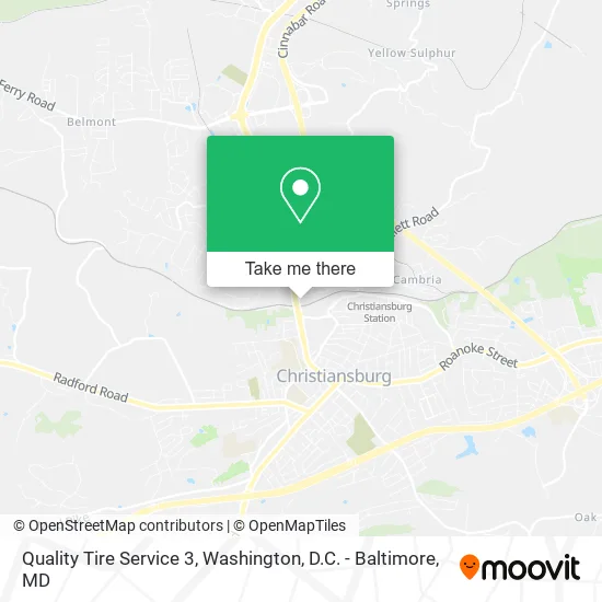 Quality Tire Service 3 map