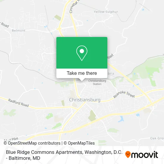 Blue Ridge Commons Apartments map