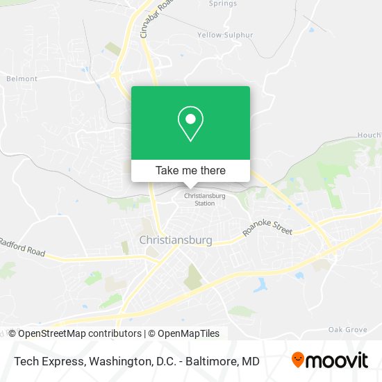 Mapa de Tech Express