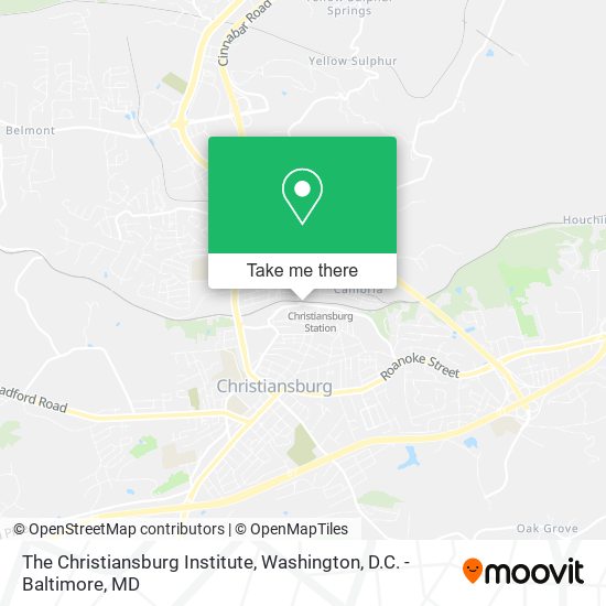 Mapa de The Christiansburg Institute