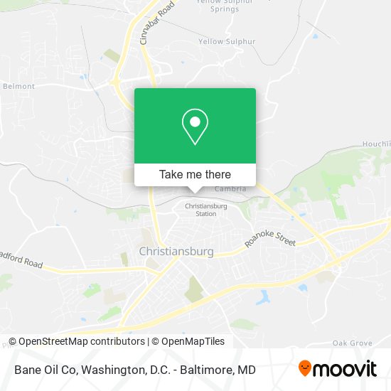 Bane Oil Co map